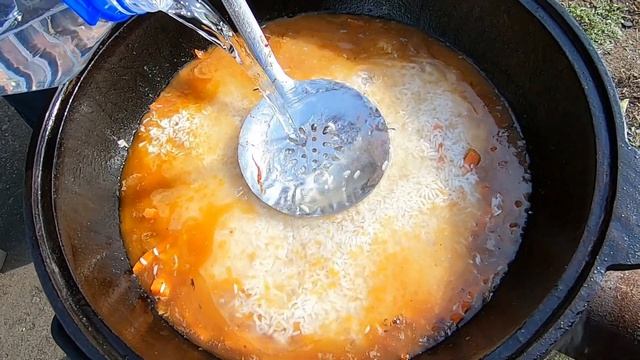 ПЛОВ ИЗ УТКИ В КАЗАНЕ.ЖИРНО НО ВКУСНО