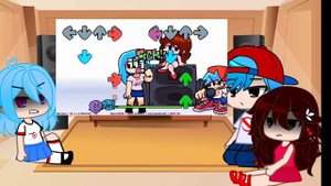 Friday Night Funkin reacts to ⛅✨ Sky Mod ✨⛅ | FNF | Gacha Club