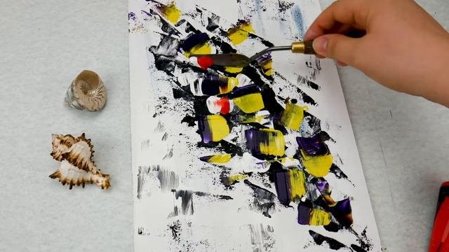 Абстрактная живопись! Простая ежедневная живопись