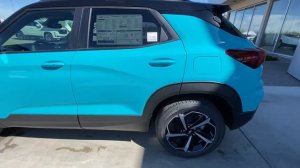 Blue 2021 Chevrolet Trailblazer RS Review   - GSL GM City - Calgary