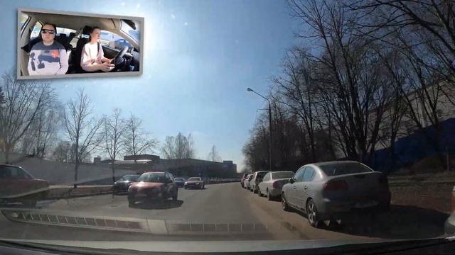 РАЗБИРАЕМ ОШИБКИ ученицы во время ЭКЗАМЕНА в ГАИ / КАК СДАТЬ ЭКЗАМЕН в ГАИ