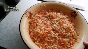 Засолка хрустящий капусты.