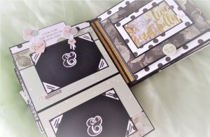 СВАДЕБНЫЙ ФОТОАЛЬБОМ СВОИМИ РУКАМИ / Страница №3 / СКРАПБУКИНГ