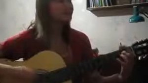 009  Песни под гитару Ария Потерянный рай cover девушка