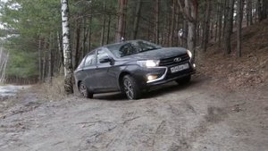 Покатушки по Легкому бездорожью на Lada Vesta