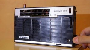 Радиоприёмник Россия-303, приём на средних волнах (№1, до профилактики)