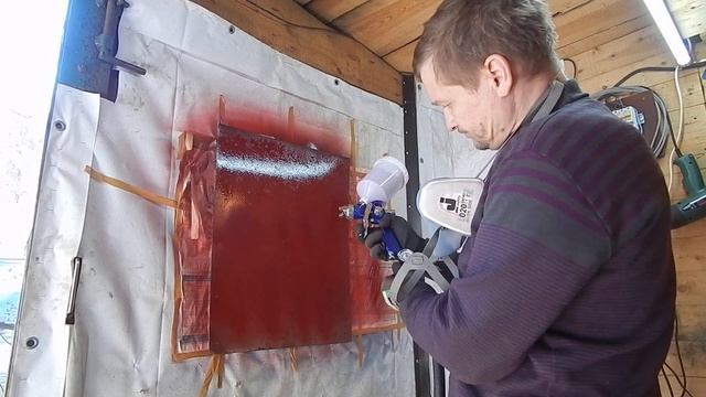 Краскопульт из китая,первый тест,настройка... смотреть онлайн