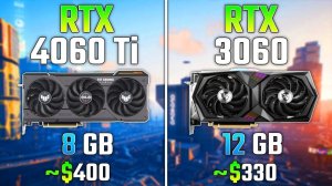 NVIDIA RTX 4060 Ti против RTX 3060  Тест в 7 играх  1440p
