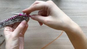 Мастер-класс | Простой шарф спицами | Вязание спицами