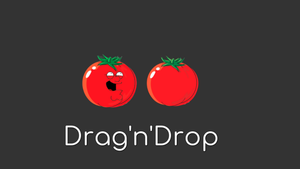 Drag n Drop проект "Помидорка Питер" | Drag n Drop Project "Peter Tomato" | html css javascript