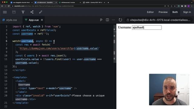 VueUse refDebounced by Daniel Kelly: Vue.js Nation 2023 Mighty Bites смотреть онлайн