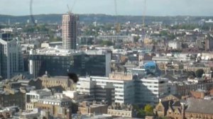 London, Broadgate Tower, panoramic view across London