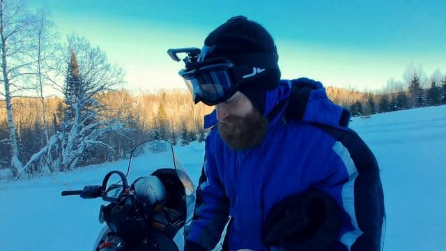 Снегоходная поездка. Irbis SF200, Polaris WT, самоделка на Lifan смотреть онлайн