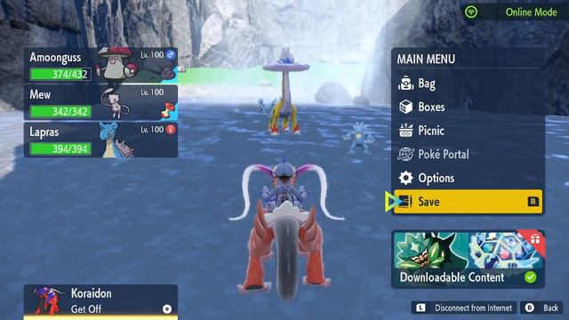 Where to find Raging Bolt in Pokémon Scarlet/Violet Indigo Disk