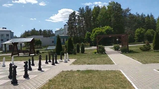 Территория санатория Приозерный
