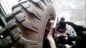 передний ведущий мост с бортовыми для мини трактора часть 2