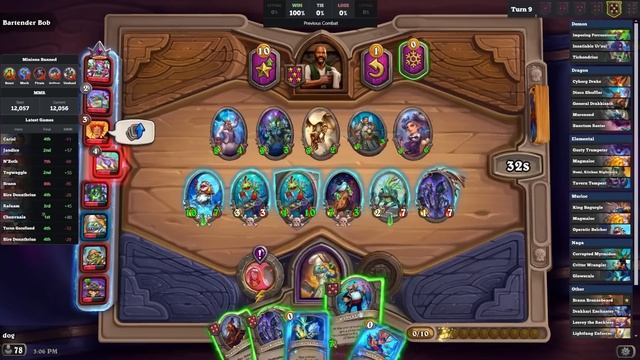 Winning on Quest Selection And Highrolling From There | Dogdog Hearthstone Battlegrounds смотреть онлайн