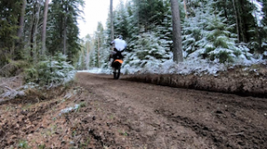 Хард эндуро, мотокросс, отжигаем на KTM, встречаем зиму на заднем, жесткое падение