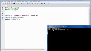 perl tutorial NO 12 sort & merge