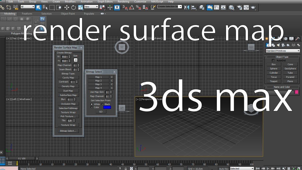 Инструмент render surface map в 3ds max смотреть онлайн