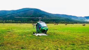 Helicopter Partizan main rotor RPM test - Вертолет Партизан тест ротора