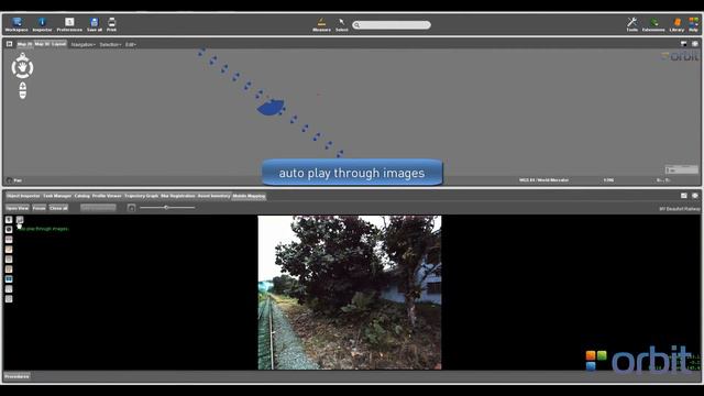Orbit Mobile Mapping: Walk through images. смотреть онлайн
