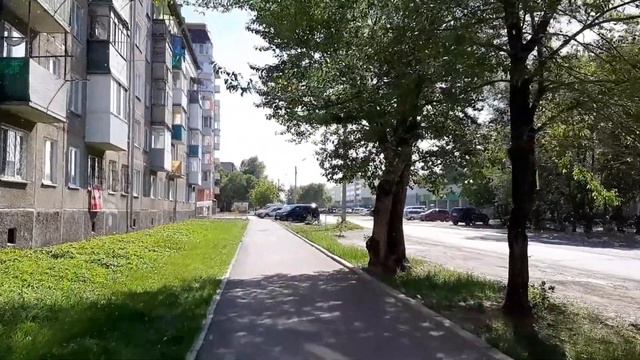 Прогулки по городу. Абакан. респ.Хакасия. смотреть онлайн