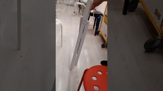 Стул складной белый IKEA