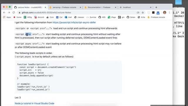 CSE 405 Server Programming Lecture 4 смотреть онлайн
