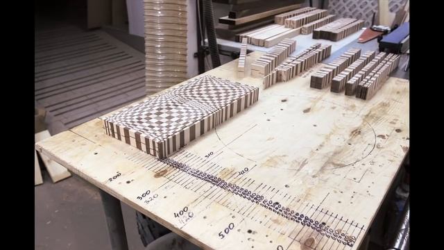 Making a "Butterfly" 3D end grain cutting board