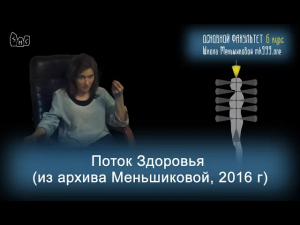 Поток Здоровья (из архива Меньшиковой, 2016 г)