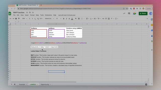 LAMBDA Function in Google Sheets (New in 2022) смотреть онлайн