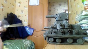 КВ 44 из пластилина!!!