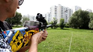 Китайский P90 стреляющий орбизами