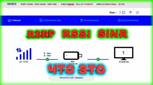 Что такое RSRP RSSI SINR Как правильно настроить антенну для интернет