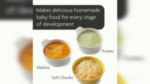 Baby Brezza One Step Baby Food Maker Deluxe Automatically Steams & Blends Homemade Baby Food