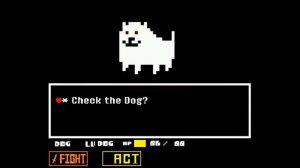 Секрет в Undertale Battle Mode! Надоедливого пёсика не победить!