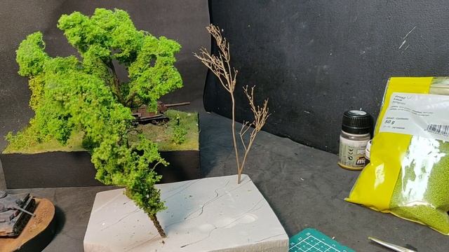 ДЕРЕВЬЯ И КУСТЫ ДЛЯ ДИОРАМ. Из чего я делаю растительность на диорамах? смотреть онлайн