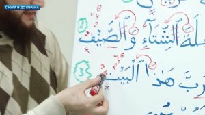 С нуля и до Корана- урок №41 Читаем и заучиваем суры. Сура 106 «Курайш» (Курайшиты).