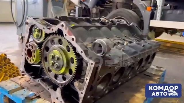 Ремонт двигателя ТГЛ МАН смотреть онлайн