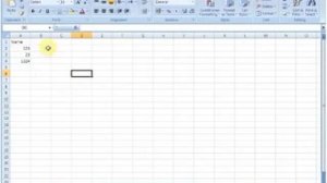 YouTube - Introduction Excel 2007 Part-1.flv