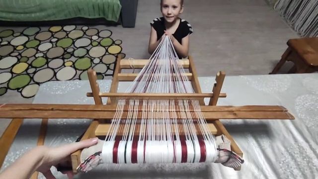 ?ЗАПРАВКА НАСТОЛЬНОГО ТКАЦКОГО СТАНКА ? ОЧЕНЬ ПОДРОБНЫЙ МАСТЕР-КЛАСС
