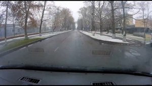 Новая Каховка Зима 2021 въезд в город прогулка на автомобиле Nova Kahovka