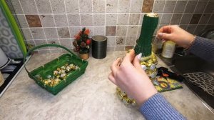 Ананас из шампанского и конфет! Новогодний подарок своими руками ! Новый год!