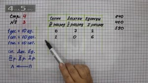 Страница 4 Задание 3  – Математика 4 класс Моро – Учебник Часть 1