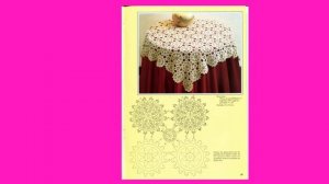 Круглые скатерти крючком и схемы к ним - Ирина-Рукоделие
