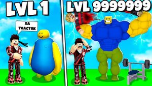 Я ПОСТРОИЛ КАЧАЛКУ  999,999,999 УРОВНЯ В РОБЛОКС !
