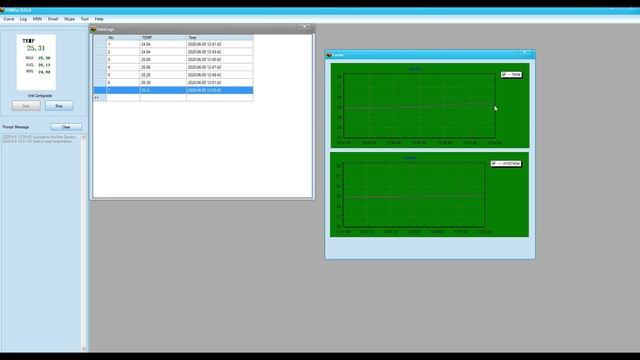 USB термометр, контроль температуры. смотреть онлайн