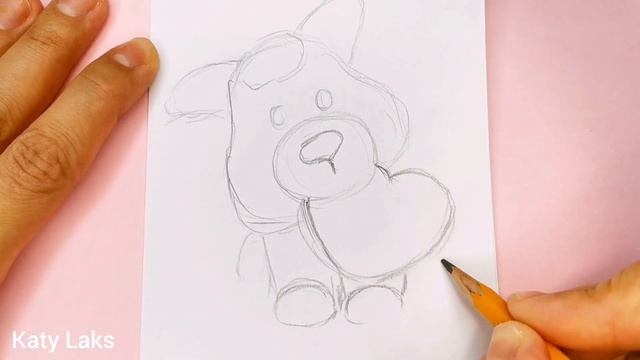 как нарисовать СОБАКУ/рисунки для срисовки