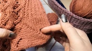 АЖУРНЫЕ НОСКИ СПИЦАМИ.МК ДЛЯ НАЧИНАЮЩИХ.ПЯТКА БУМЕРАНГ #knitting #handmade #вязаниеспицами